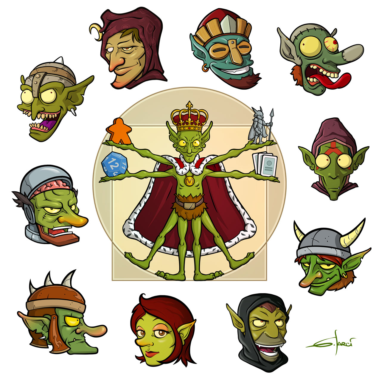 logo goblin magnifico