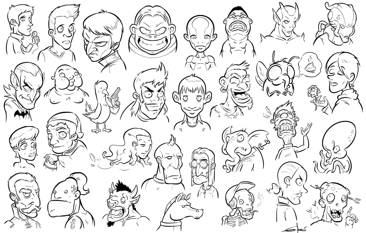 Characters sketch